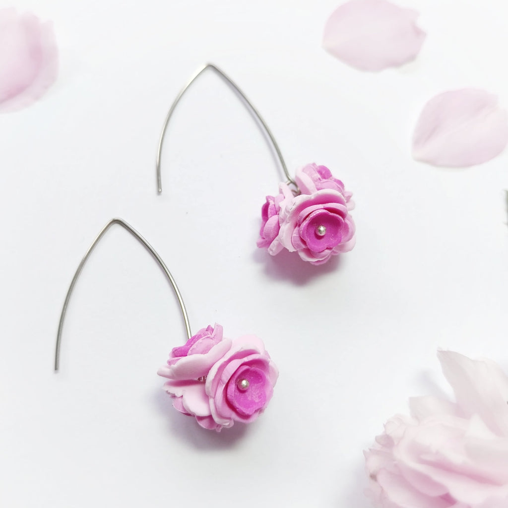 Cherry Blossom Dangly Earrings