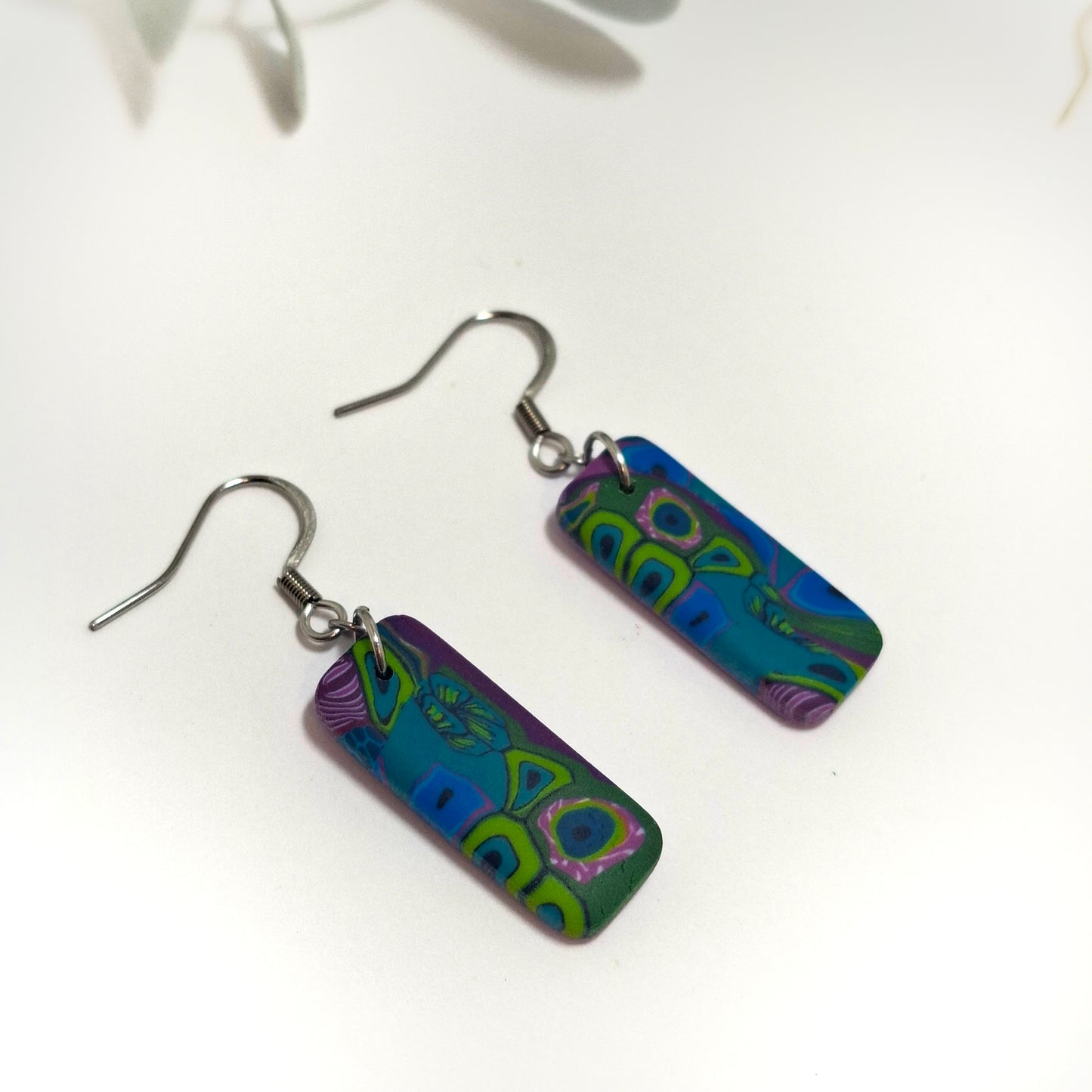 Kate Earring - Peacock