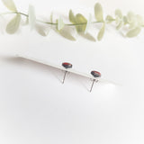 Black and Red Pencil Studs