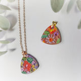 Winter Bloom Marga Clay Charm Necklace