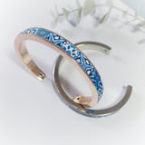 Blue Cuff bracelet