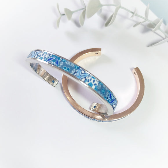 Blue Cuff bracelet