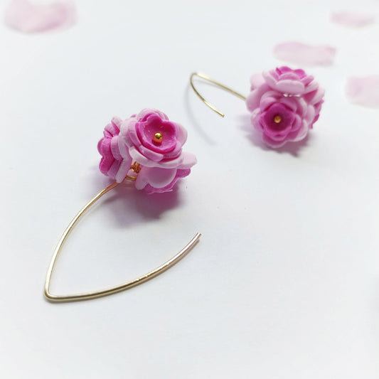 Cherry Blossom Dangly Earrings
