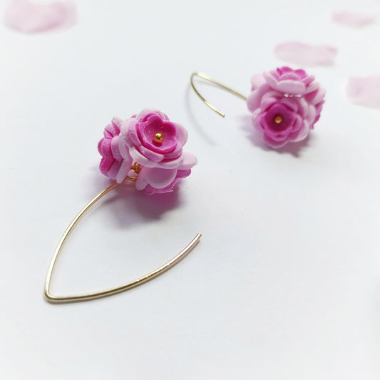 Cherry Blossom Dangly Earrings