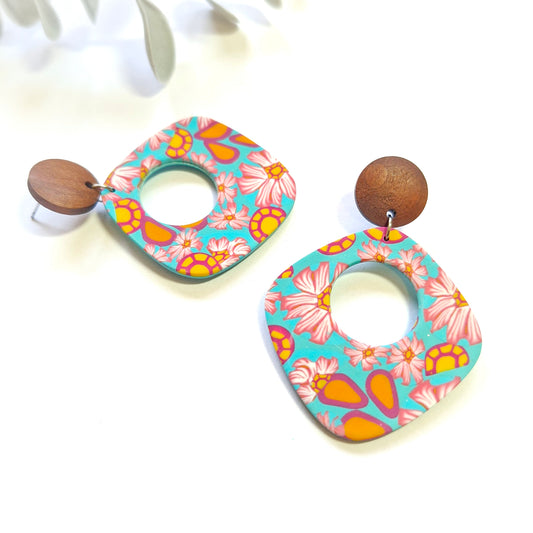 Ana Statement Earrings - Flower Power