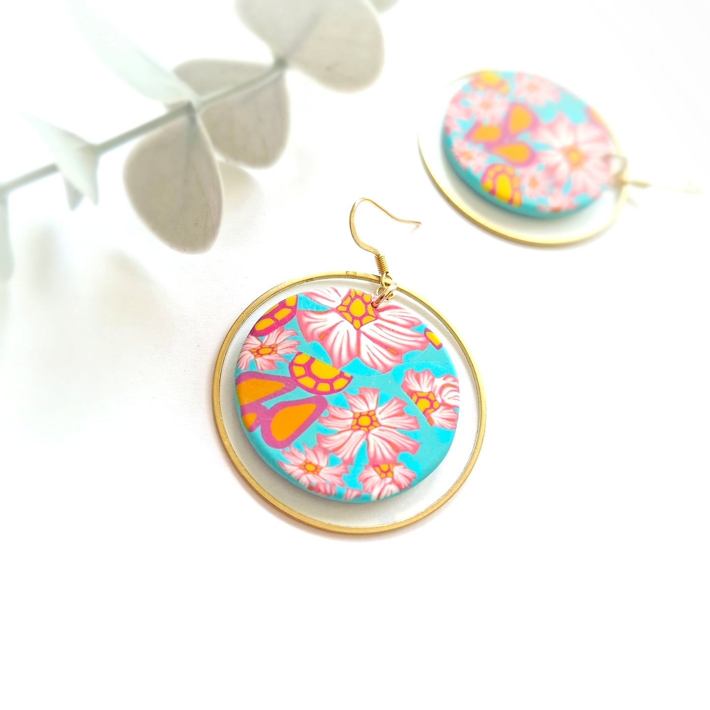 Luna Statement Earrings - Flower Power