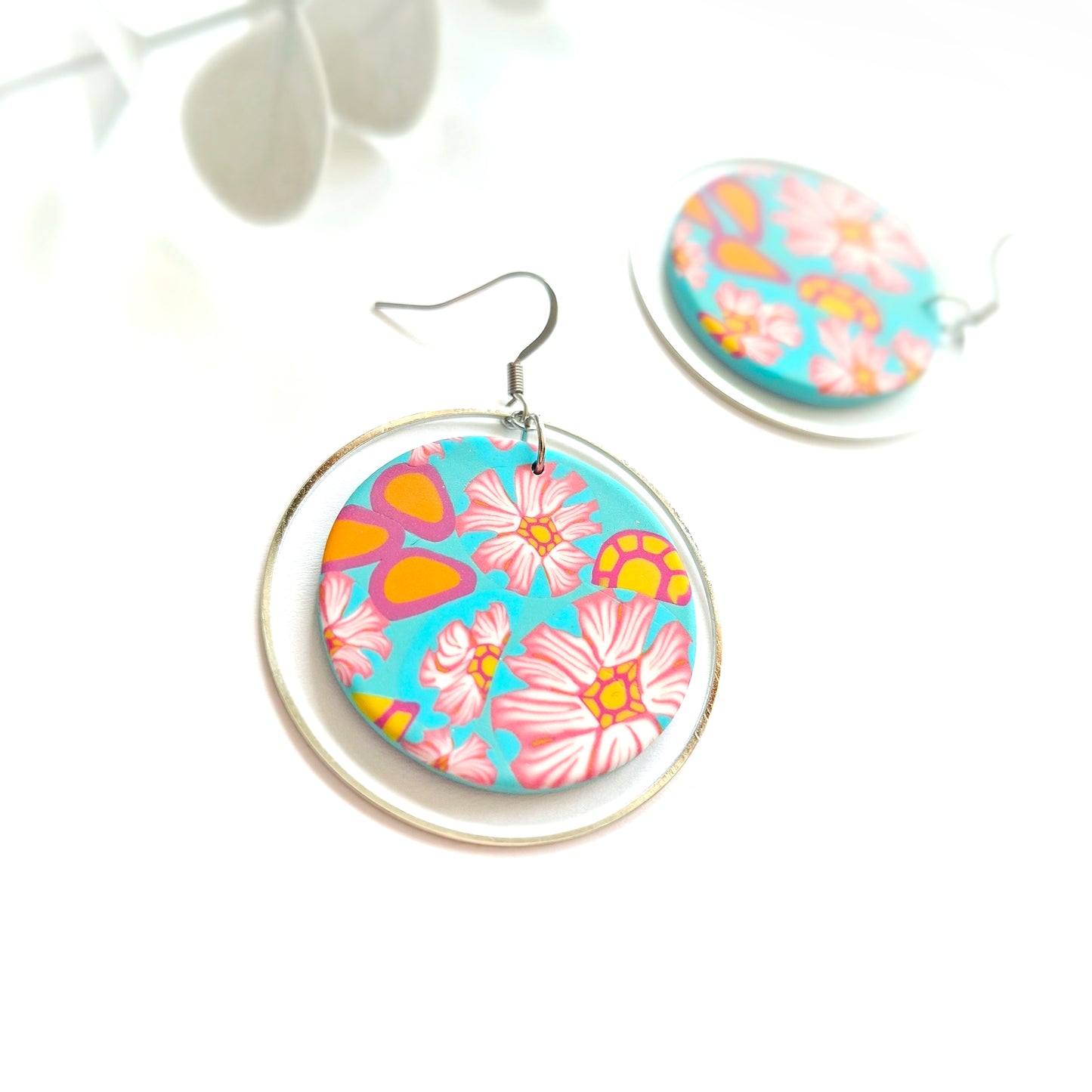 Luna Statement Earrings - Flower Power