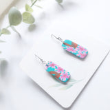 Cherry blossom mini bar earrings