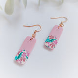 Pink Mini Bar Earrings
