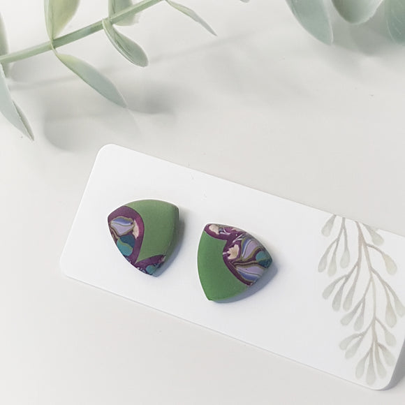 Small Marga Studs - Floral