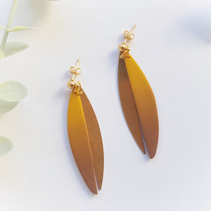 Golden Cutlass Statement earrings